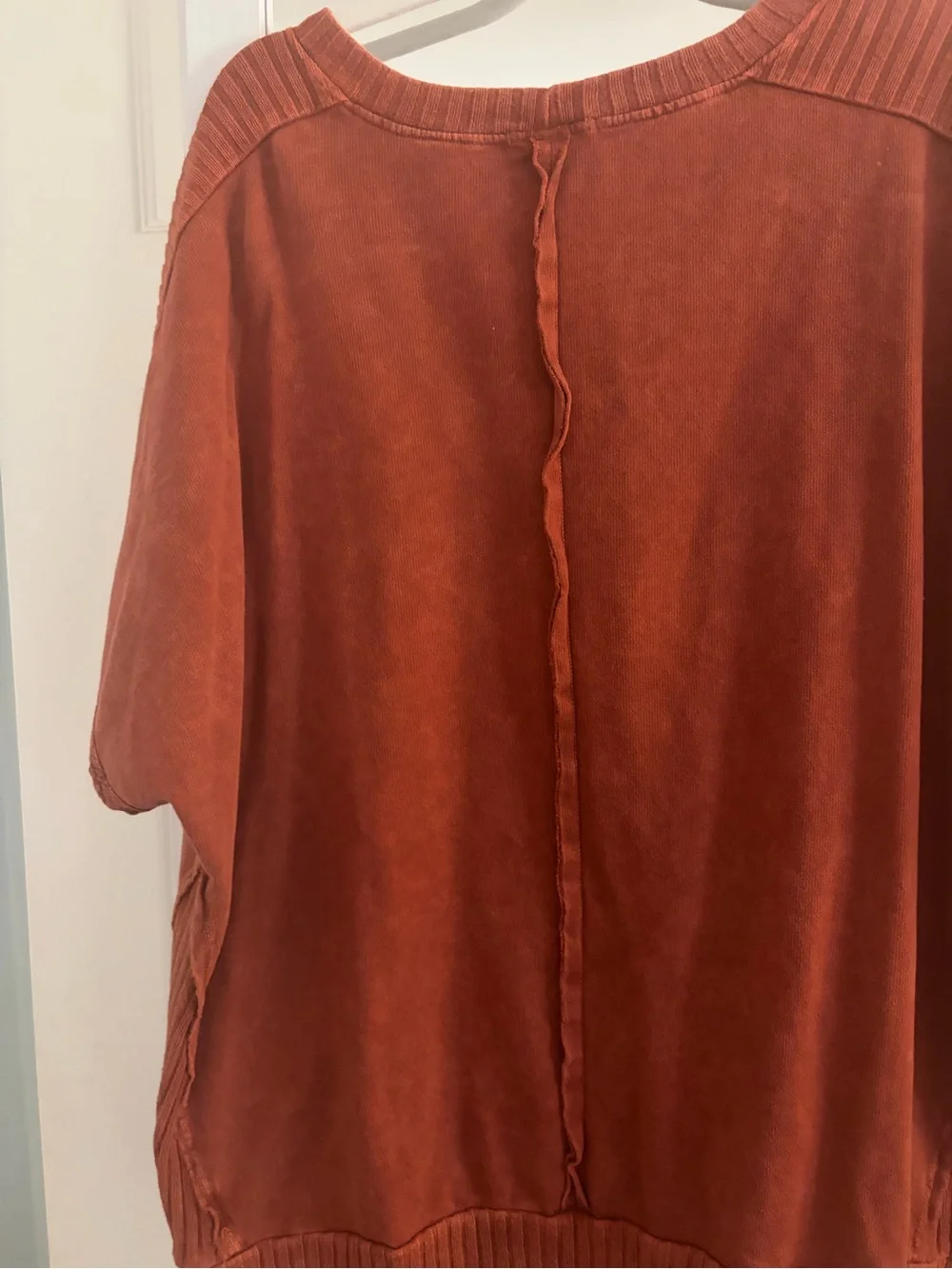J. Her Rust Short-Sleeve Pullover Top - Women - Picture 4 of 4